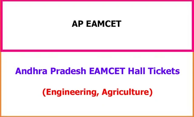 AP EAPCET 2024 Hall Tickets