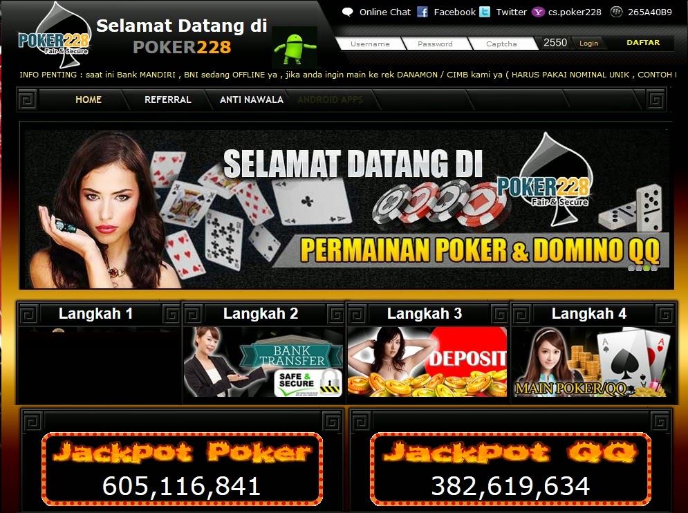 Bandar Poker Jujur - Poker228