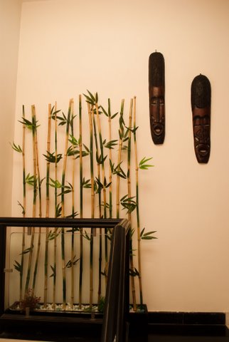  Bamboo  room divider wall  decoration  Indian Woodworking 