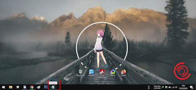 1. Silakan kalian cari ikon aplikasi yang ingin dihapus dari taskbar lalu klik kanan