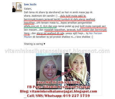 testimoni set kulit cantik shaklee