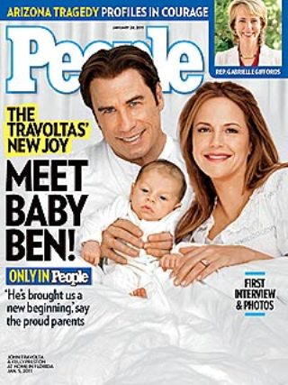 People Magazine Cover John Travolta. Actor John Travolta and his