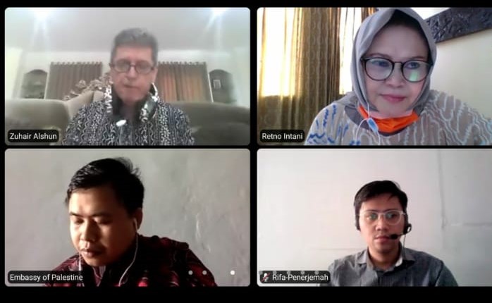 Duta Besar Palestina Zuhair Al-Shun, Berbincang-bincang dengan Pengusaha Pers Siber Indonesia
