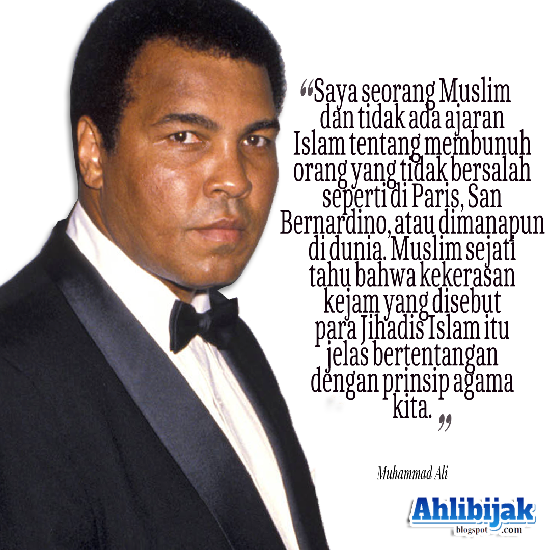 6 Kata Bijak Quotes Terkenal Muhammad Ali Tentang ISLAM Petinju