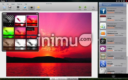 iPadian, iPad emulator for PC - aplikasi edit foto