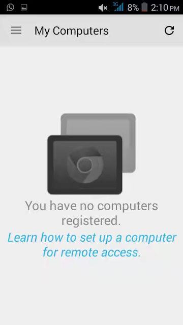 Control Your PC Via Your Android Phone using Google chrome remote desktop-2015 remote access