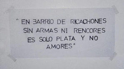 El mensaje que dejaron los atracadores del Banco Rio en Argentina