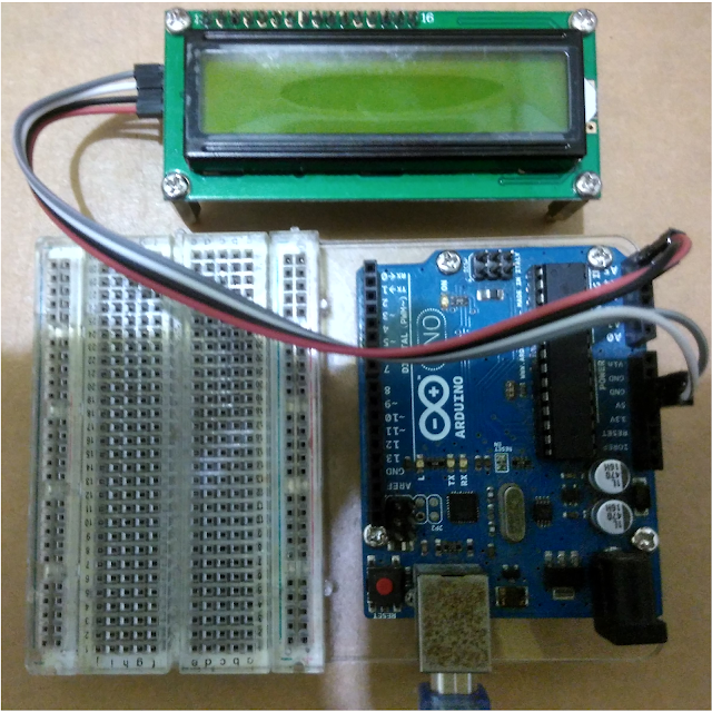 Cara Program I2C LCD Karakter 16x2 1602 Menggunakan Arduino