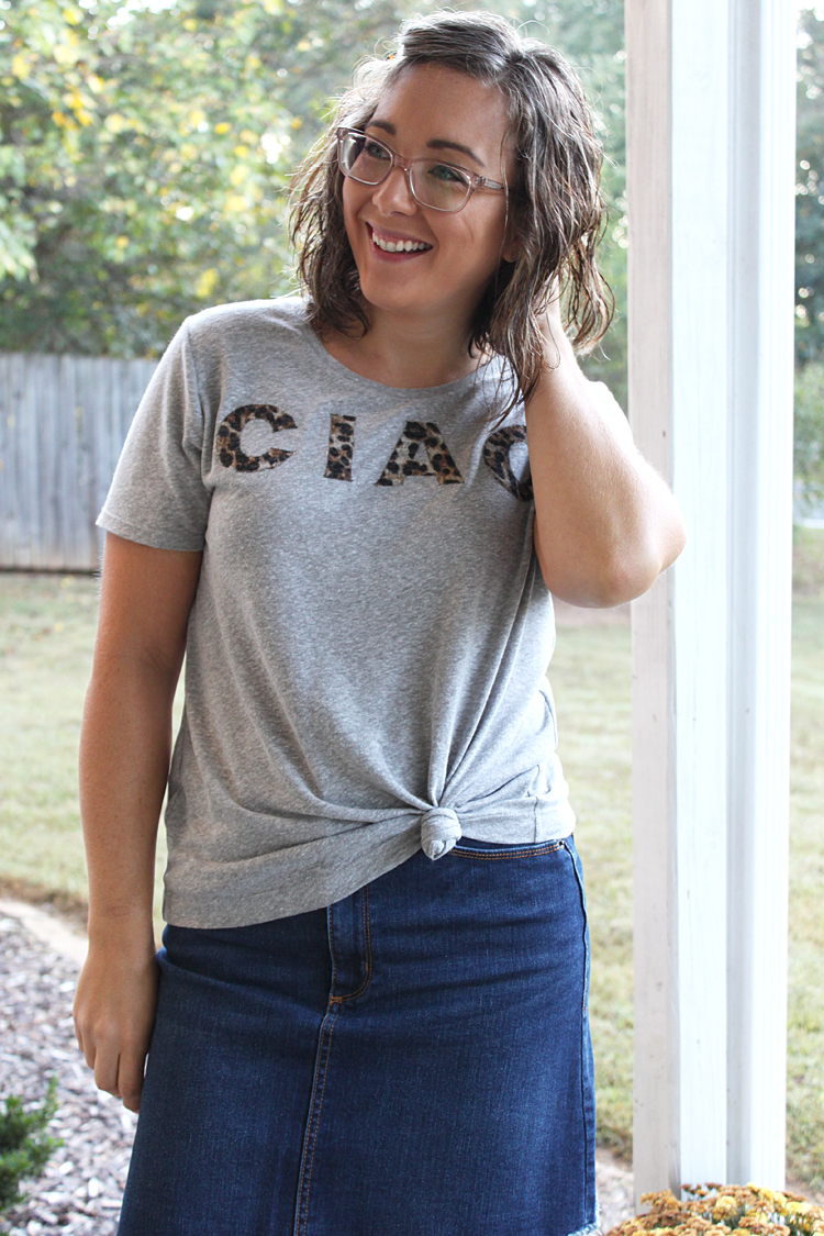 DIY Anthropologie Inspired Ciao Tee // Tutorial // Sewing For Women