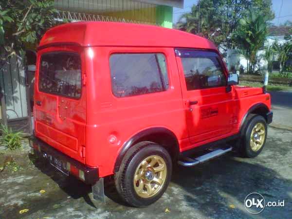 Jual Suzuki Jimny Merah Full Modif Th85, 36jt | Mobil Bekas Malang 2015