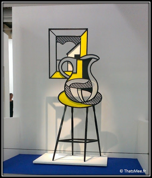 Roy Lichtenstein Sculpture Picture and Pitcher, Centre Georges Pompidou Beaubourg