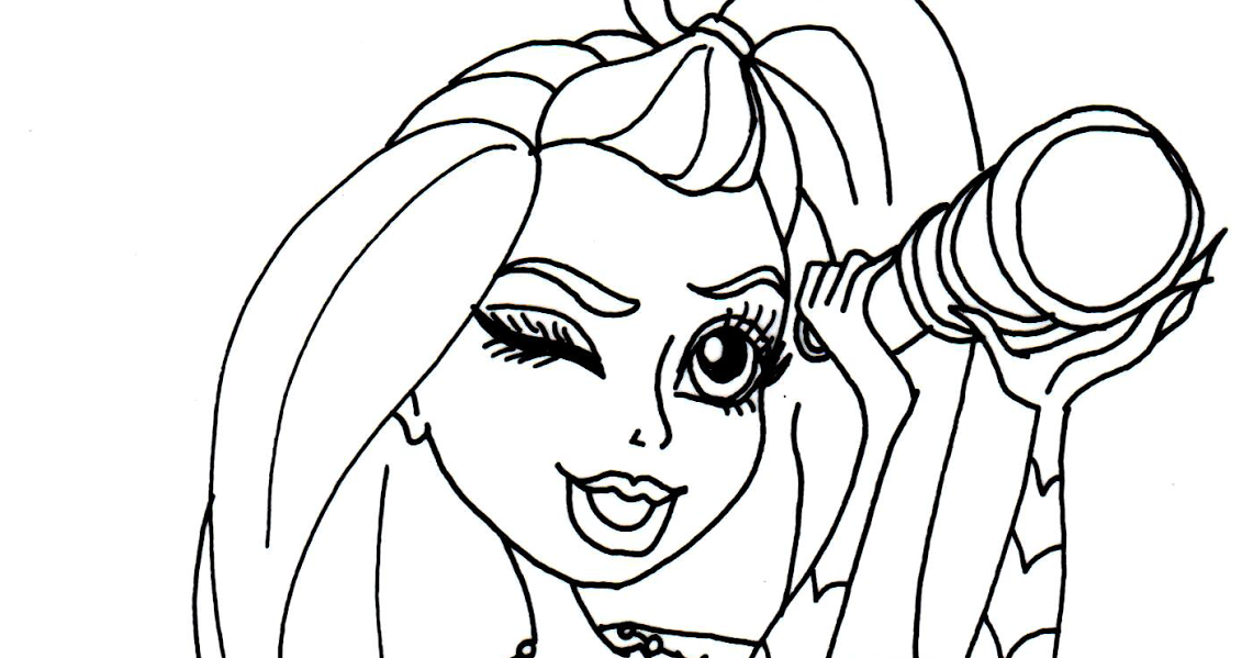 Download Free Printable Monster High Coloring Pages: Gigi Grant ...