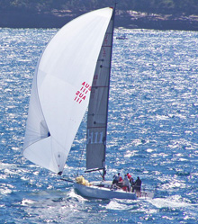 J/111 offshore racing sailboat- sailing Sydney, Australia