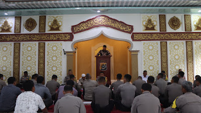 Binrohtal Polres Aceh Selatan : Tingkatkan Keimanan Menyambut Bulan Suci Ramadhan 