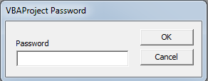 Password Aplikasi Persedian Excel