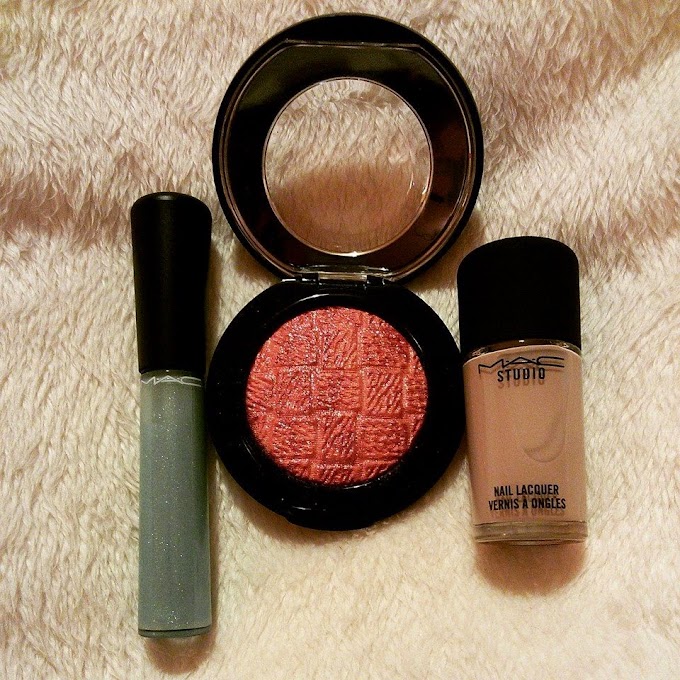 Mac Lightness of Being *Blush Please Yourself, Mineralize Glass Beautiful Moves e smalto Modern Movement*