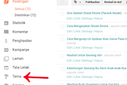 Cara Menempatkan Judul Blog Di Tengah Menggunakan Ponsel Android