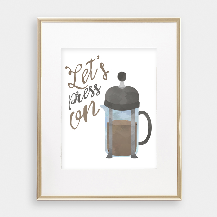 Six Coffee Printables | Six printables all about everyone's favorite beverage: COFFEE! 8x10 prints perfect for any decor. 