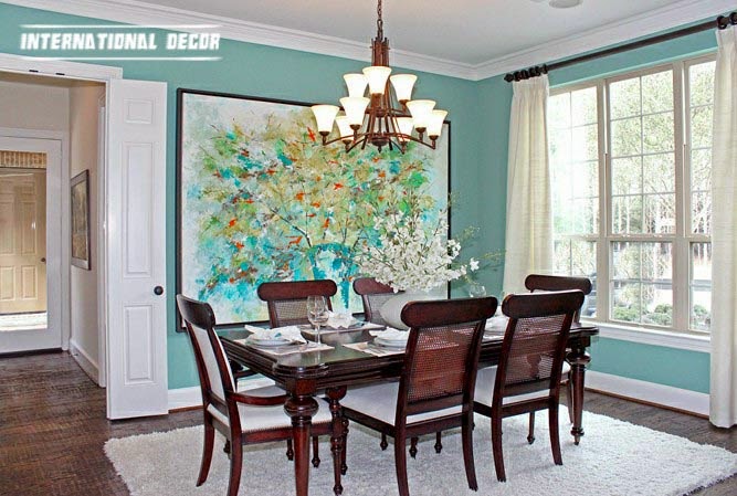 Stylish interior with turquoise accents - International Decor