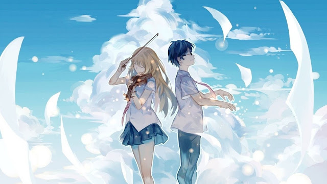 Shigatsu Wa Kimi No Uso anime tersedih sepanjang masa