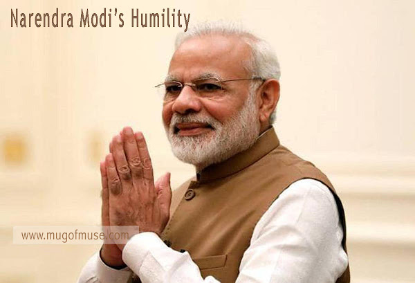 Narendra Modi's inspirational Humility