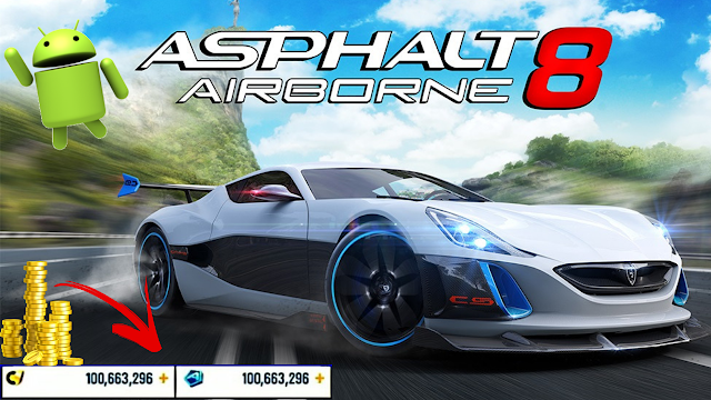 Download Asphalt 8 Airborne APK MOD Unlimited Gold Car Free Shopping Anti-Ban