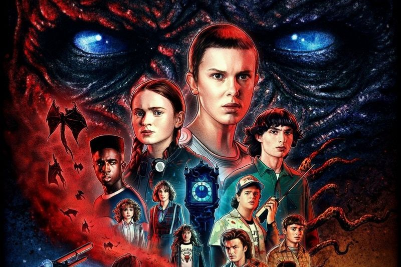 Stranger Things 4 poster officiel