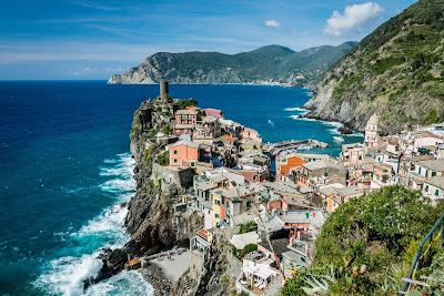 Włochy Cinque Terre Vernazza punkty widokowe