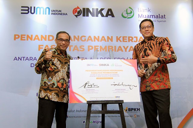 Bank Muamalat Biayai Proyek Bus Listrik PT INKA