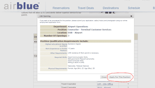 Air blue Jobs 2021