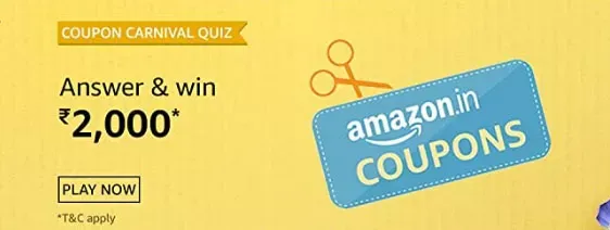 Amazon Coupon Carnival Quiz