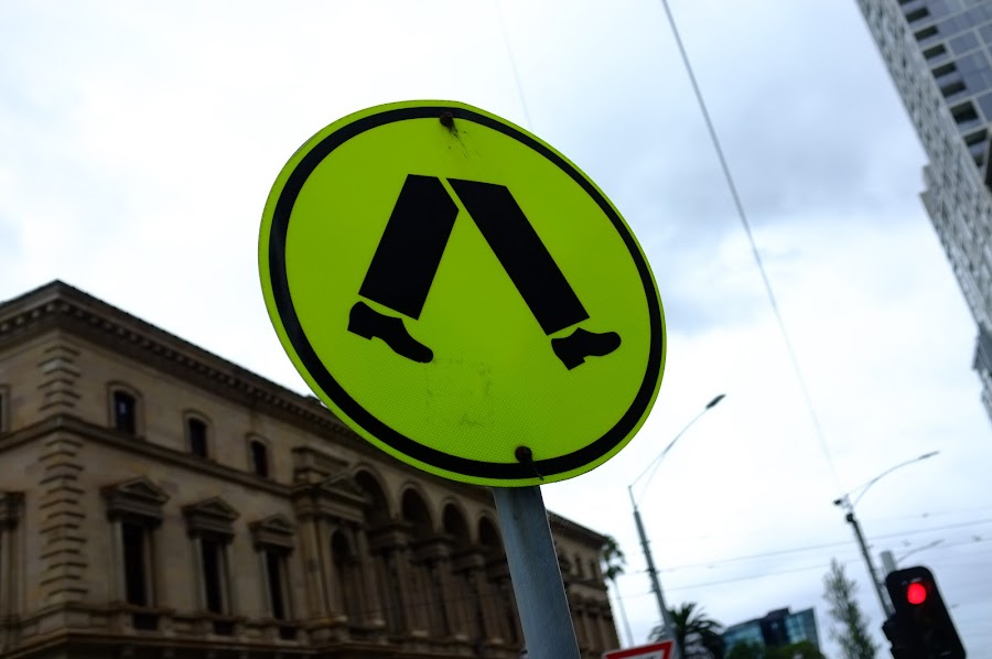 Melbourne street signs