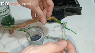 How to make Diorama Hobbit House - DIY Hobbit House Mini Garden - DIY Hobbit House