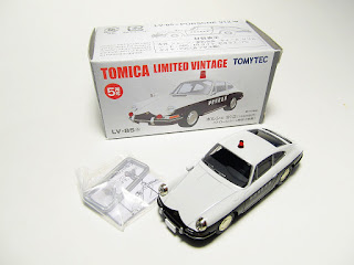 Tomica Limited Vintage LV-85a 1968 Porsche 912 Kanagawa Prefecture Patrol Car