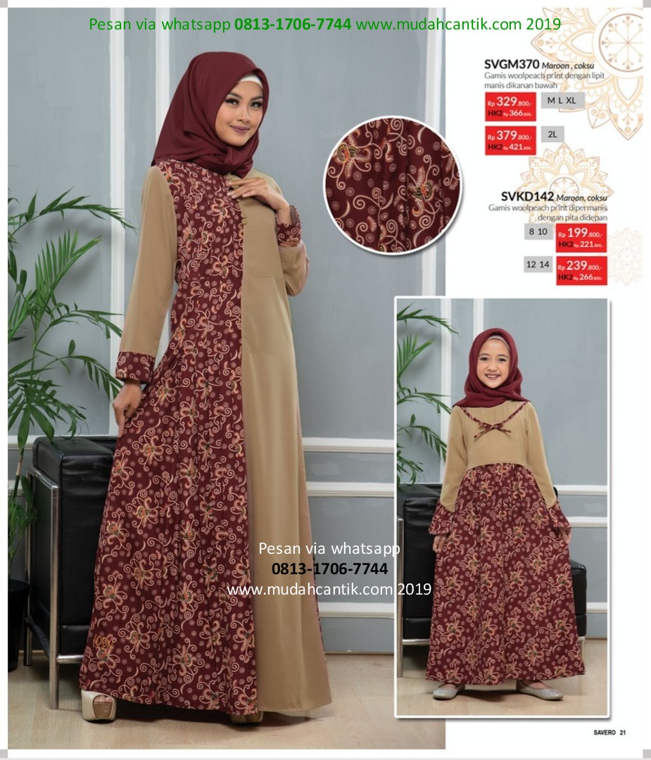  Gamis Sarimbit Keluarga Baju Muslim Terbaru 2019 