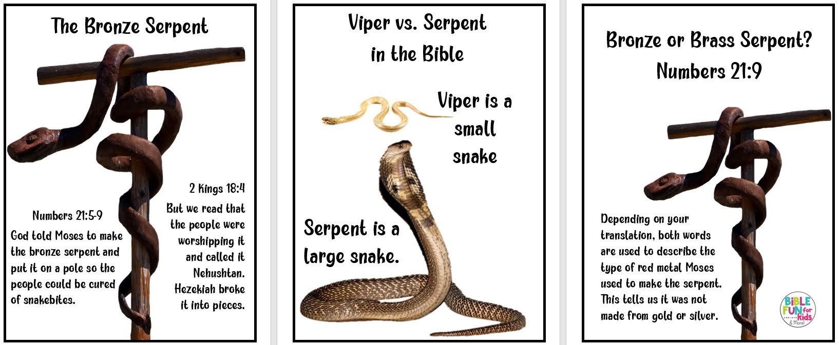 Bible Kids: The Bronze Serpent