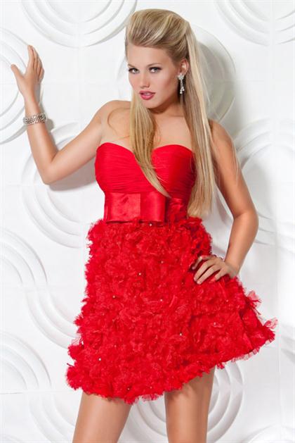 Teen Fashion 2012 - Red Dresses - Short Dresses 2012
