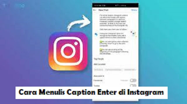 Cara Menulis Caption Enter di Instagram