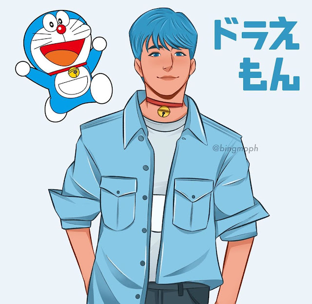 5 Fan art Doraemon serial characters that are really cool