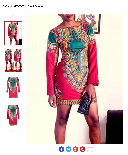 Green And Red Dress - Vintage Clothing Online Shopping