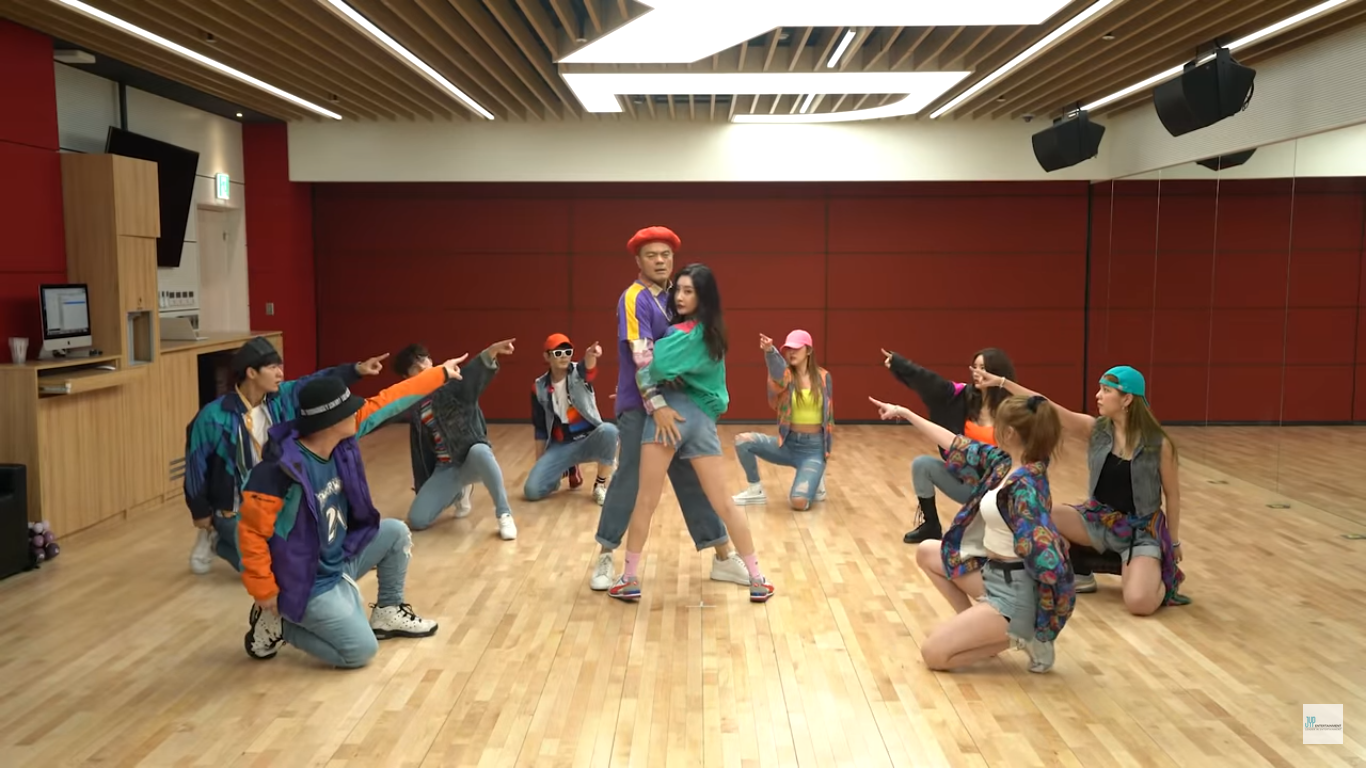 J.Y Park Shows Retro Movement with Sunmi in 'When We Disco' Dance Practise Video