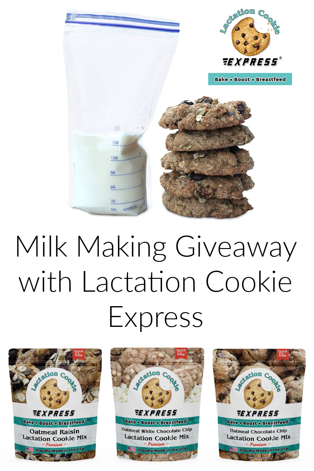 Milk Making Giveaway with Lactation Cookie Express