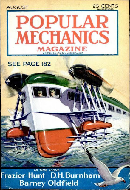 Portadas de la revista Popular Mechanics en los años 30