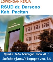 Lowongan Kerja RSUD dr. Darsono Kab. Pacitan