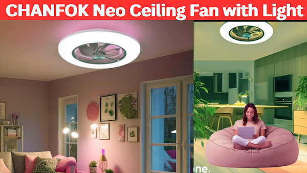 CHANFOK Neo Ceiling Fan with Light