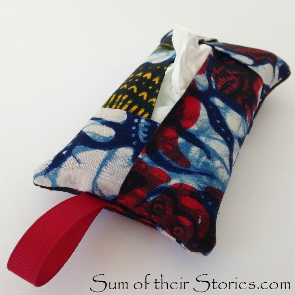 easy to make pocket pack tissue holder