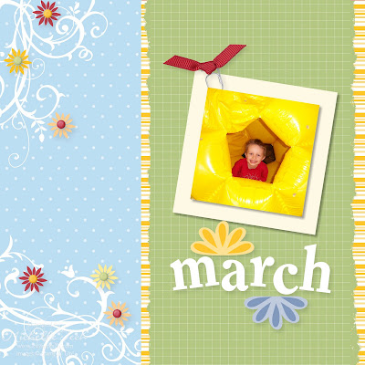 2stampis2b Michelle Tech Stampin' Up! Rapid City Black Hills South Dakota My Digital Studio March scrapbook page