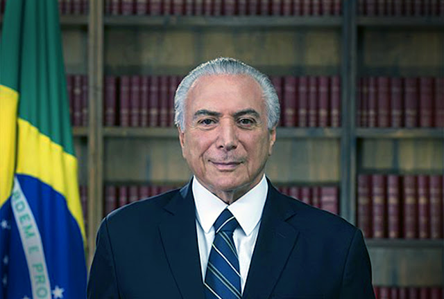 Michel Temer, foto editada de Wikipédia