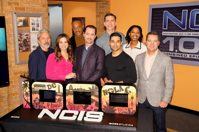 NCIS 1000th Episode Cake Cutting Celebration