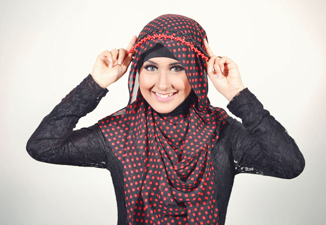 Cara Memakai Jilbab Pashmina Dengan Headband